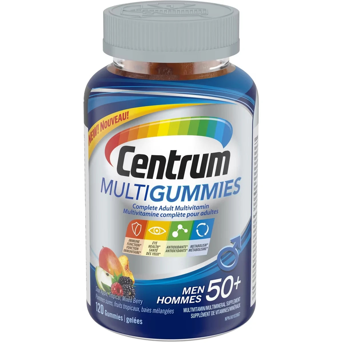 Multivitamínico en Gomitas MultiGummies Hombres 50+ Centrum