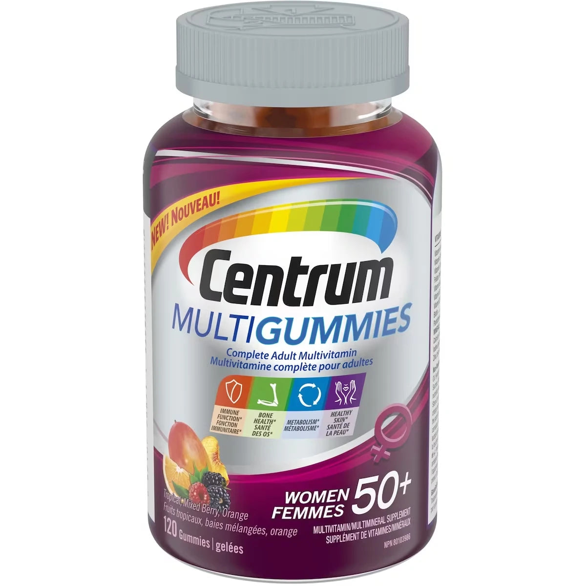Gomitas Multivitamínicas Mujer 50+ Centrum