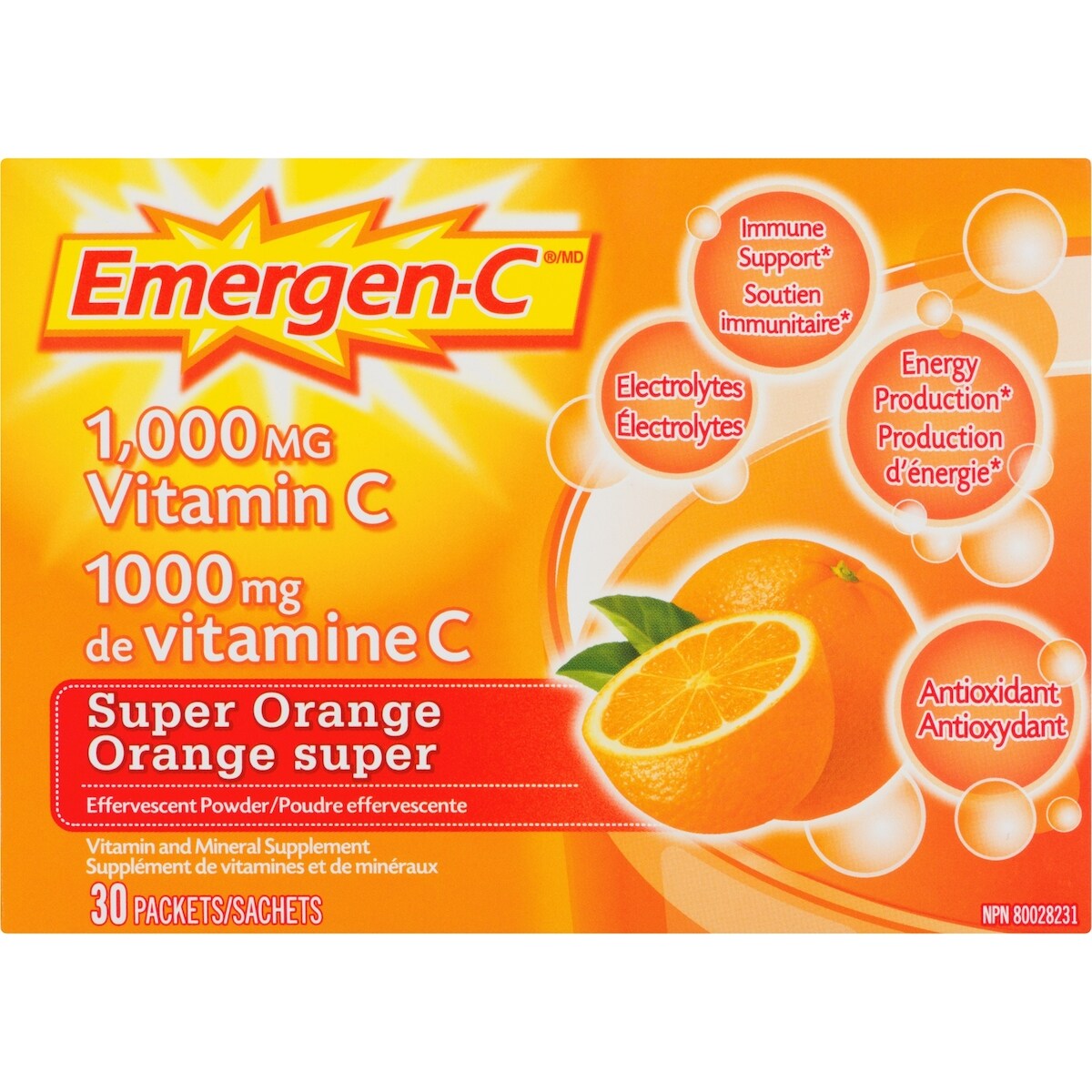 Vitamina C en Polvo para Bebida Emergen-C