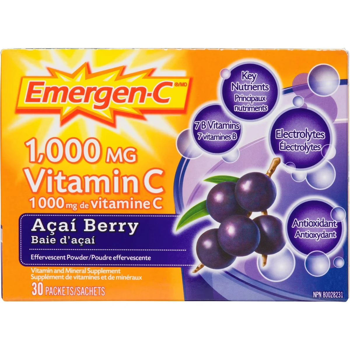 Suplemento en Polvo Baya de Açaí Emergen-C