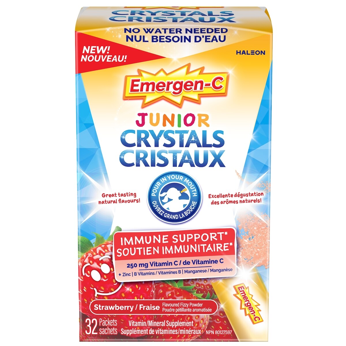 Suplemento en Polvo Junior Frutilla Emergen-C