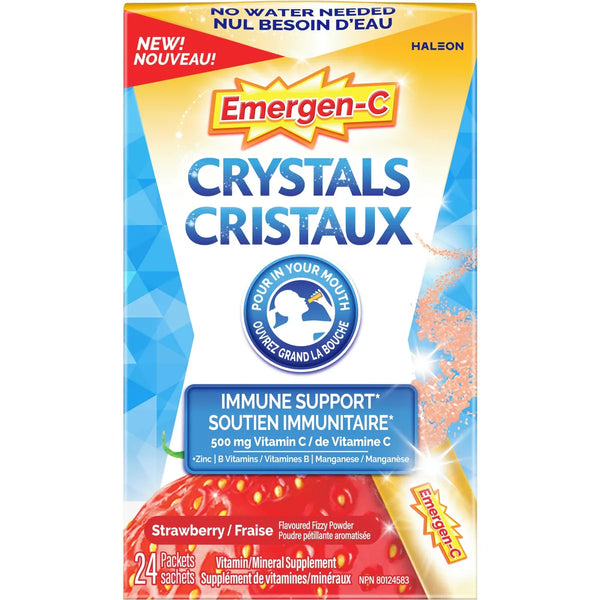 Suplemento de Vitamina C Crystals Frutilla Emergen-C