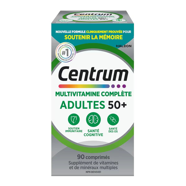 Multivitamínico Adultos 50+ Fórmula Completa 90 comprimidos Centrum