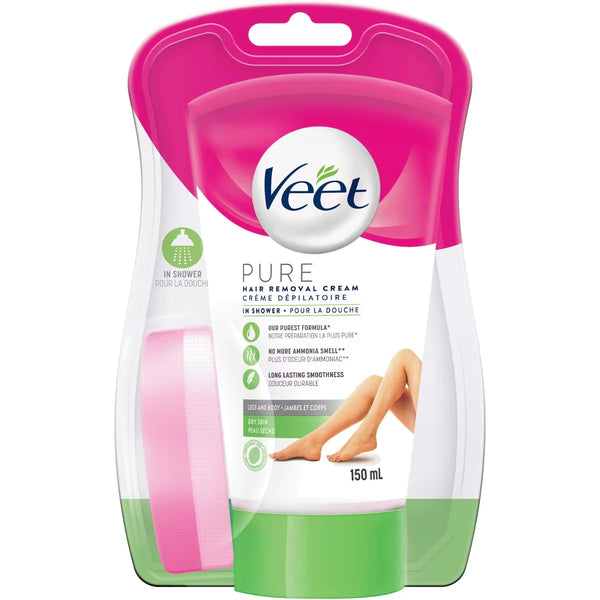 Crema Depilatoria Pure™ para la Ducha Piel Seca Veet