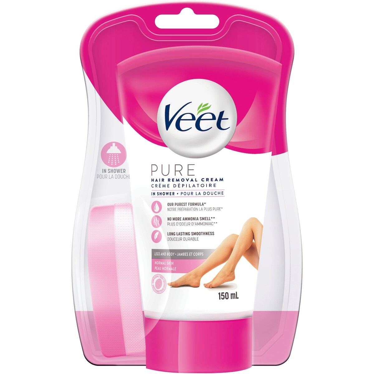 Crema Depilatoria Pure para la Ducha Piel Normal Veet