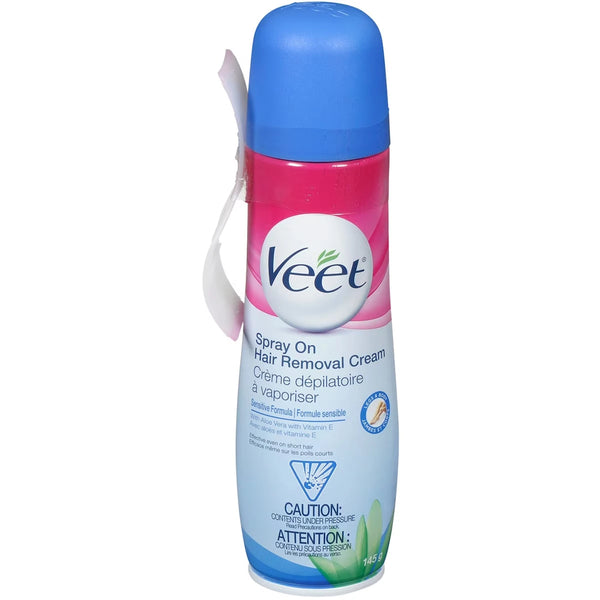 Crema Depilatoria en Spray Piernas y Cuerpo 150 ml Veet