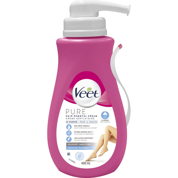 Crema Depilatoria Pure™ para la Ducha Piel Sensible Veet
