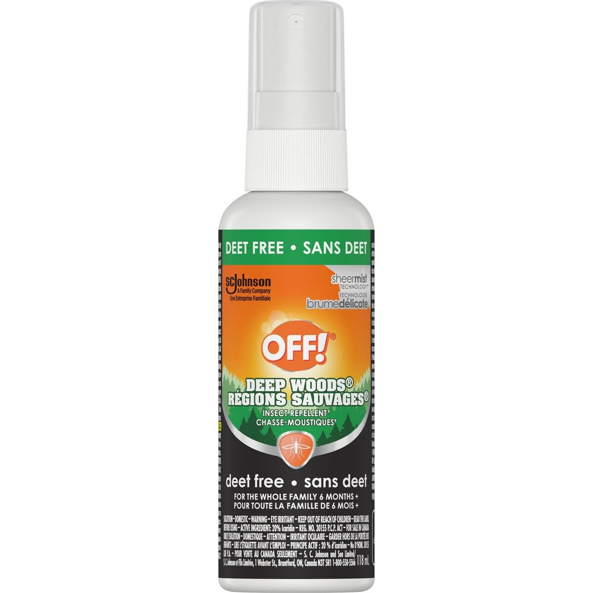 Repelente de Mosquitos en Spray sin DEET Off