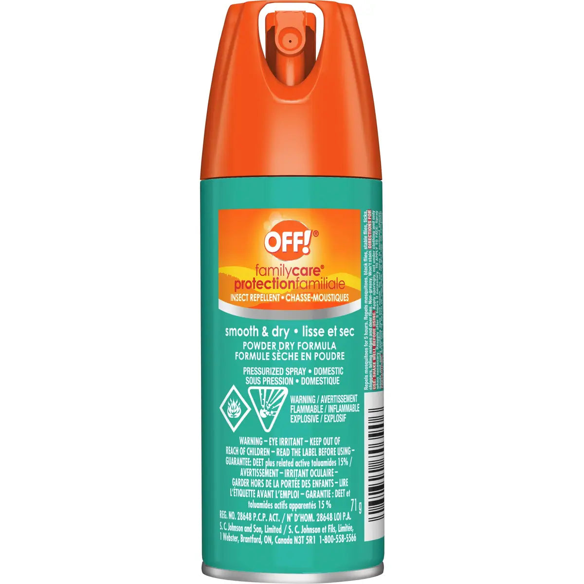 Repelente de Mosquitos Protección Familiar Seco Off