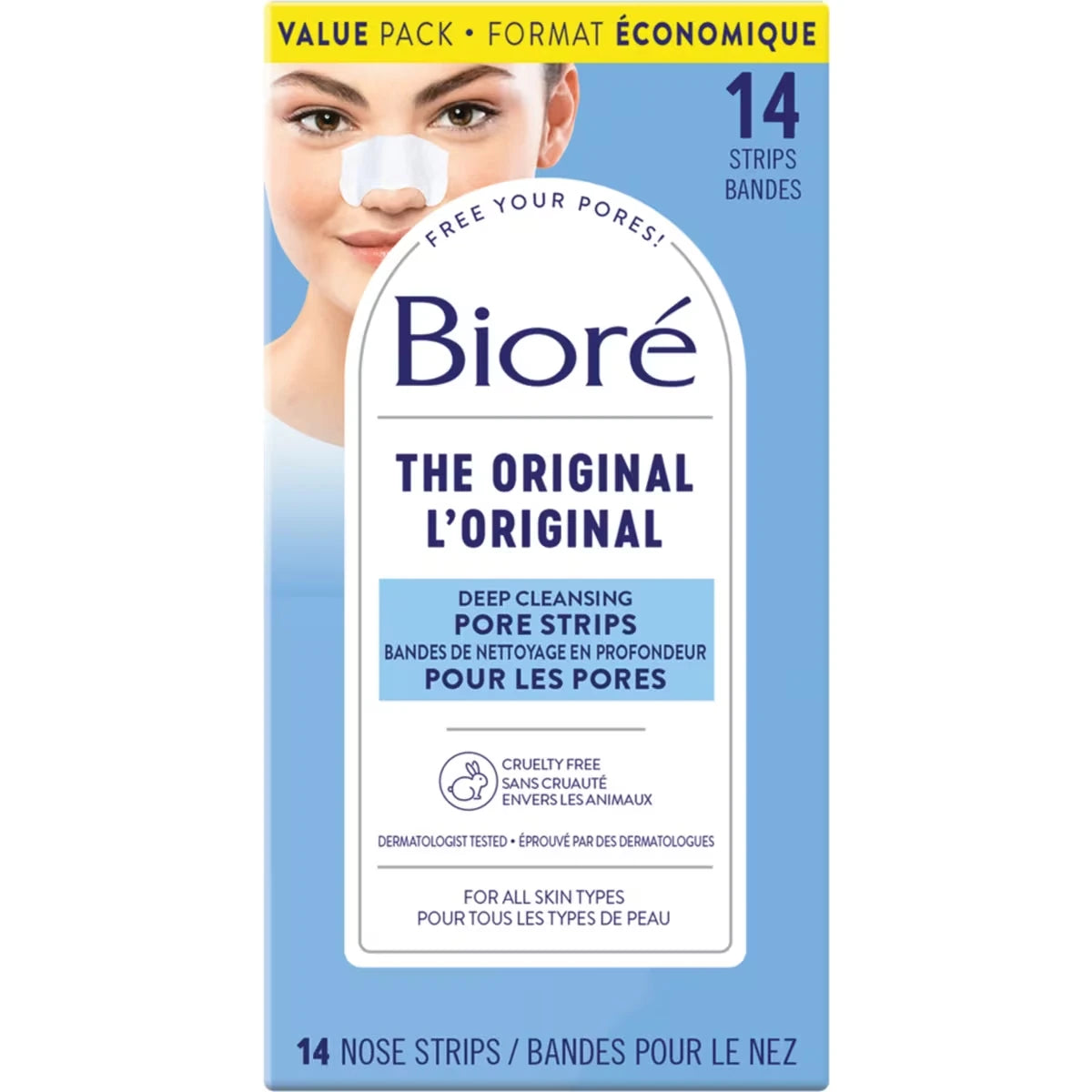 Tiras Limpiadoras de Poros Limpieza Profunda Biore