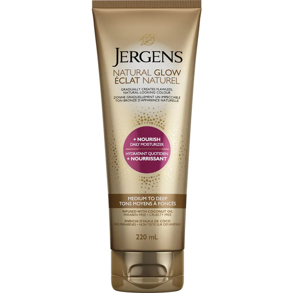 Autobronceante Gradual Natural Glow Nutritivo Tonos Medios Jergens