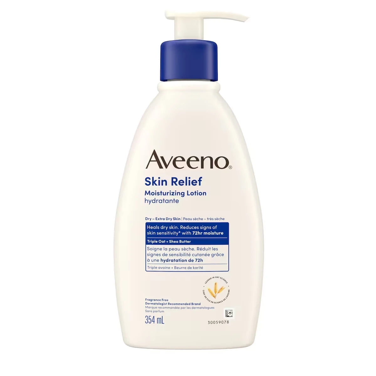 Hidratante Facial Skin Relief Loción Humectante sin Fragancia Aveeno