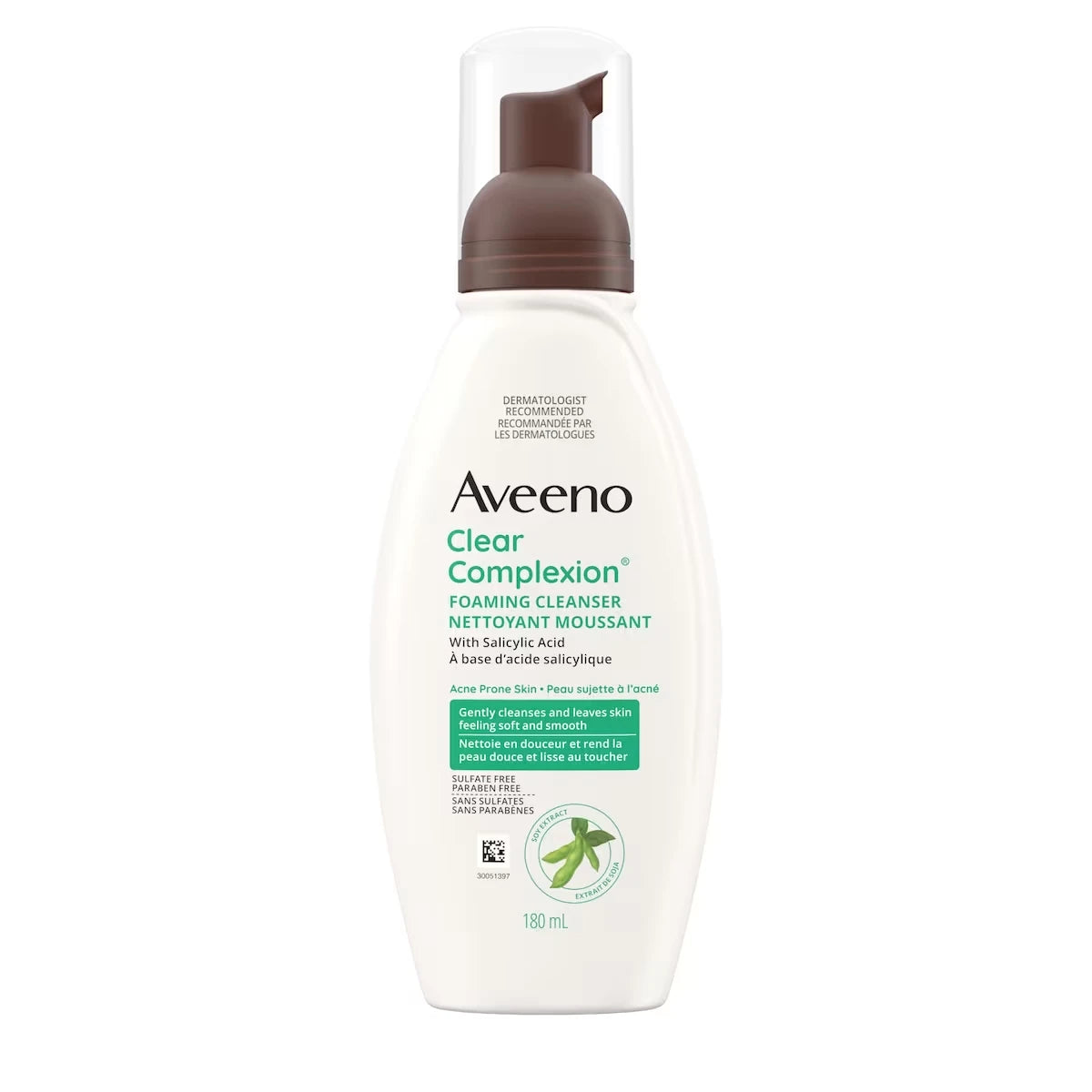 Limpiador Facial en Espuma Clear Complexion Aveeno