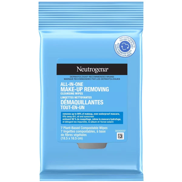 Limpiador Facial Todo en Uno Make-Up Removing Toallitas Neutrogena