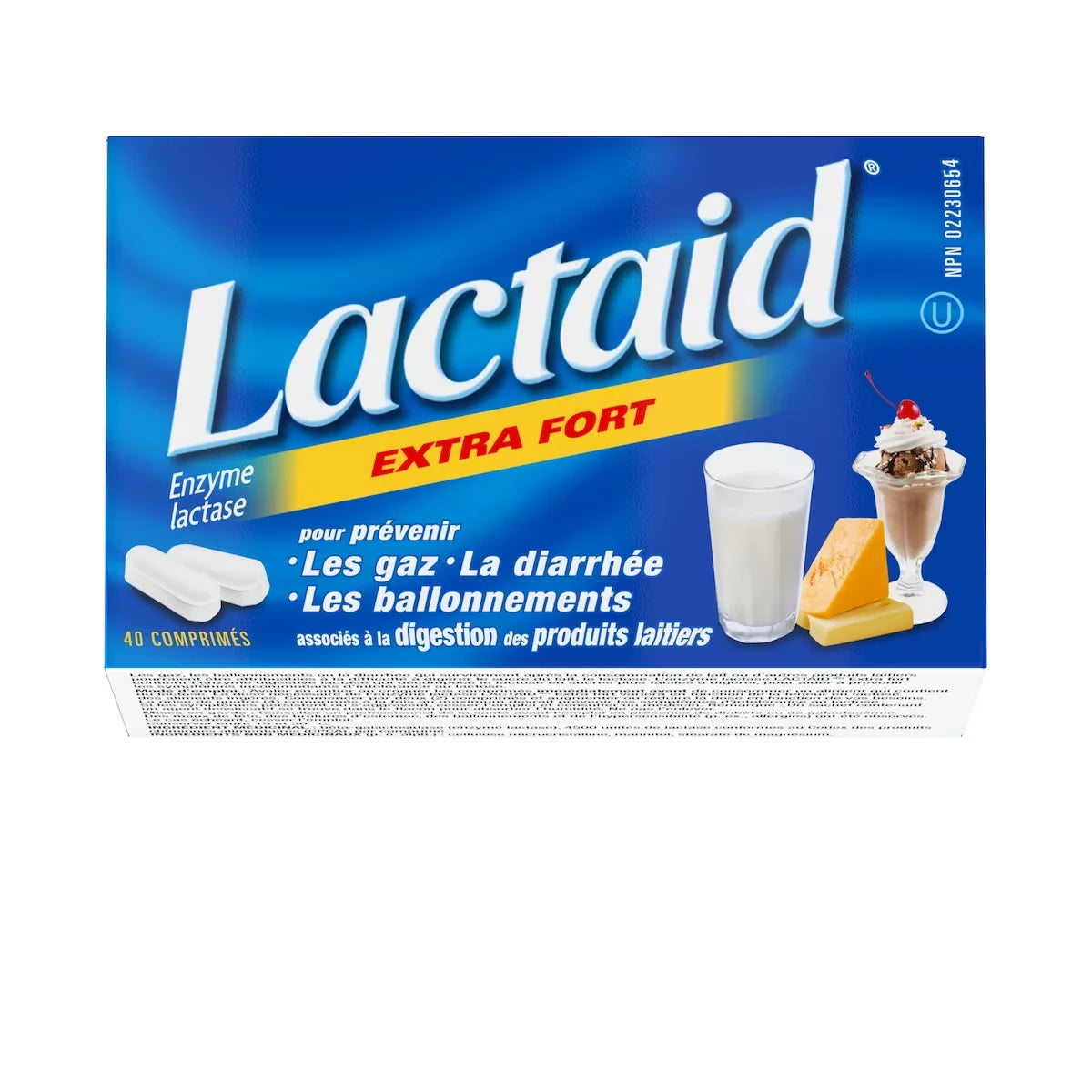 Comprimidos Extra Fuerte 40 Unidades Lactaid