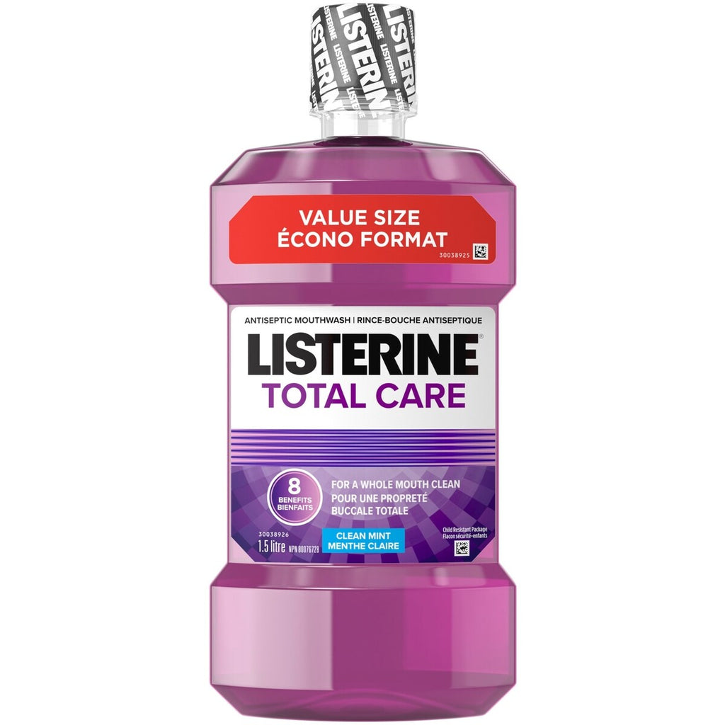 Enjuague Bucal Antiséptico Total Cuidado Listerine