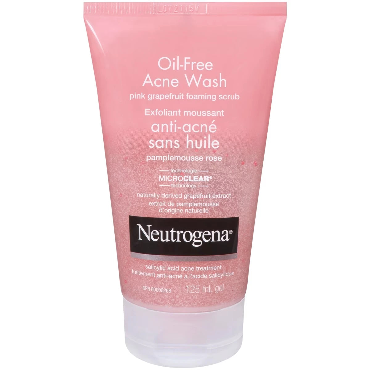 Tratamiento Facial Exfoliante Espumoso Antiacné sin Aceite Neutrogena