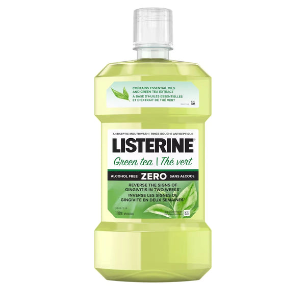 Enjuague Bucal Antiséptico Té Verde Zero Listerine