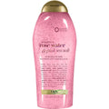 Limpiador Exfoliante Suave y Calmante de Agua de Rosas y Sal Marina Rosada OGX