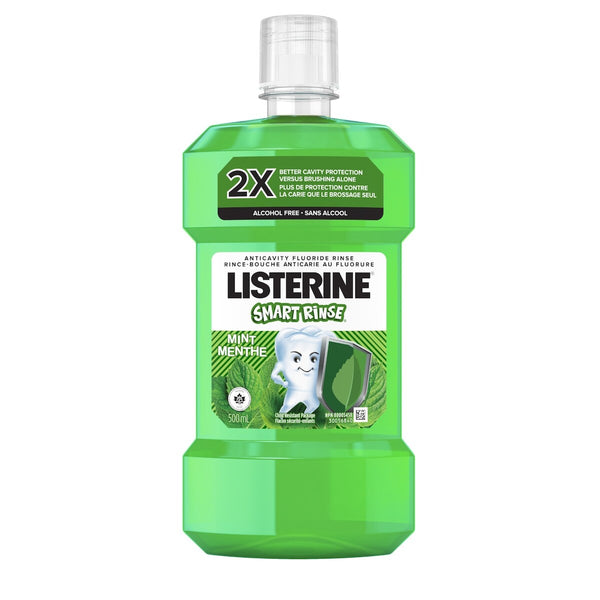 Enjuague Bucal Smart Rinse Menta para Niños 500 ml Listerine