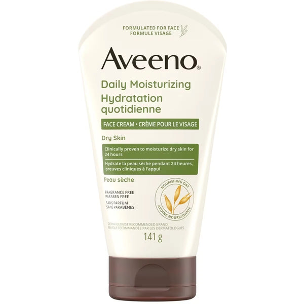 Crema Facial Humectante Diario Face Piel Seca sin Fragancia Aveeno