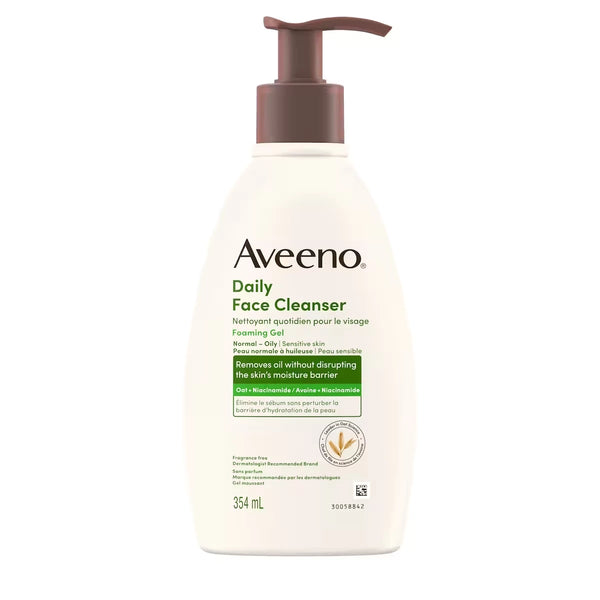 Gel Limpiador Facial en Espuma Diario Aveeno