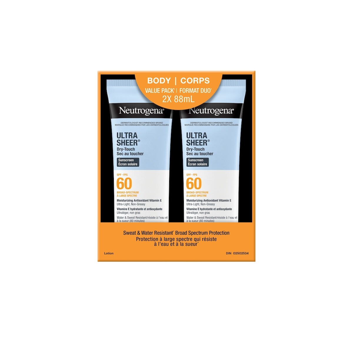 Ultra Sheer Protector Solar Seco al Tacto FPS 60 Neutrogena