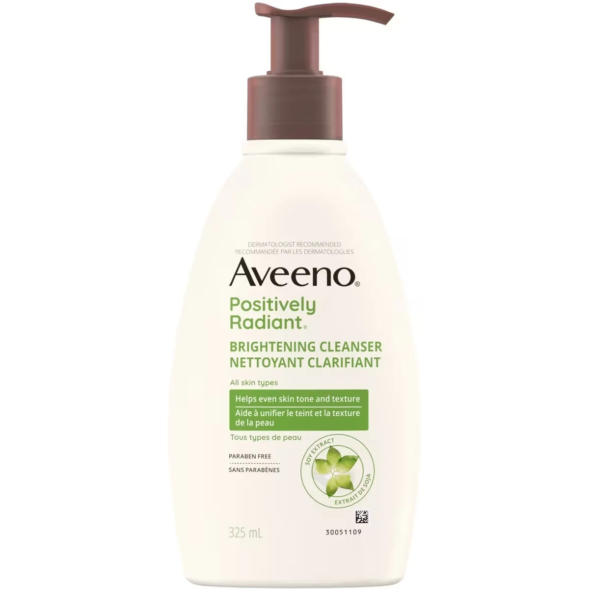 Limpiador Facial Positively Luminosidad Iluminador Aveeno