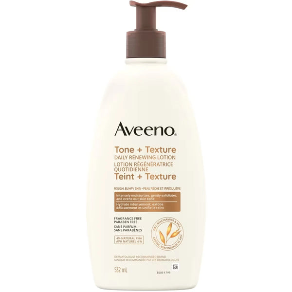 Loción Renovadora Diaria Tone + Texture Aveeno