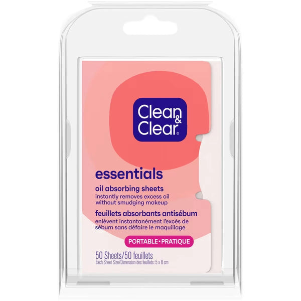 Papeles Absorbentes de Grasa Facial Clean & Clear