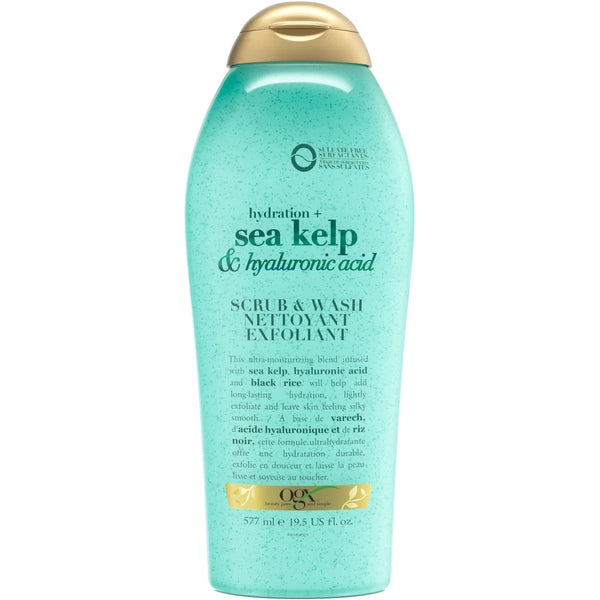 Limpiador Exfoliante Alga Marina y Ácido Hialurónico OGX