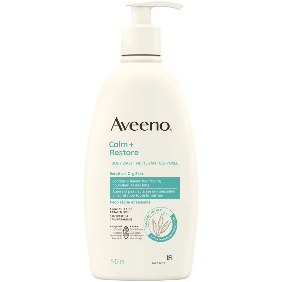 Gel de Ducha Limpiador Corporal Calm + Restore Aveeno