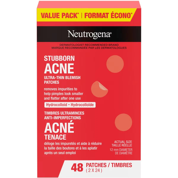 Tratamiento Facial Stubborn Acne Blemish Patches Neutrogena