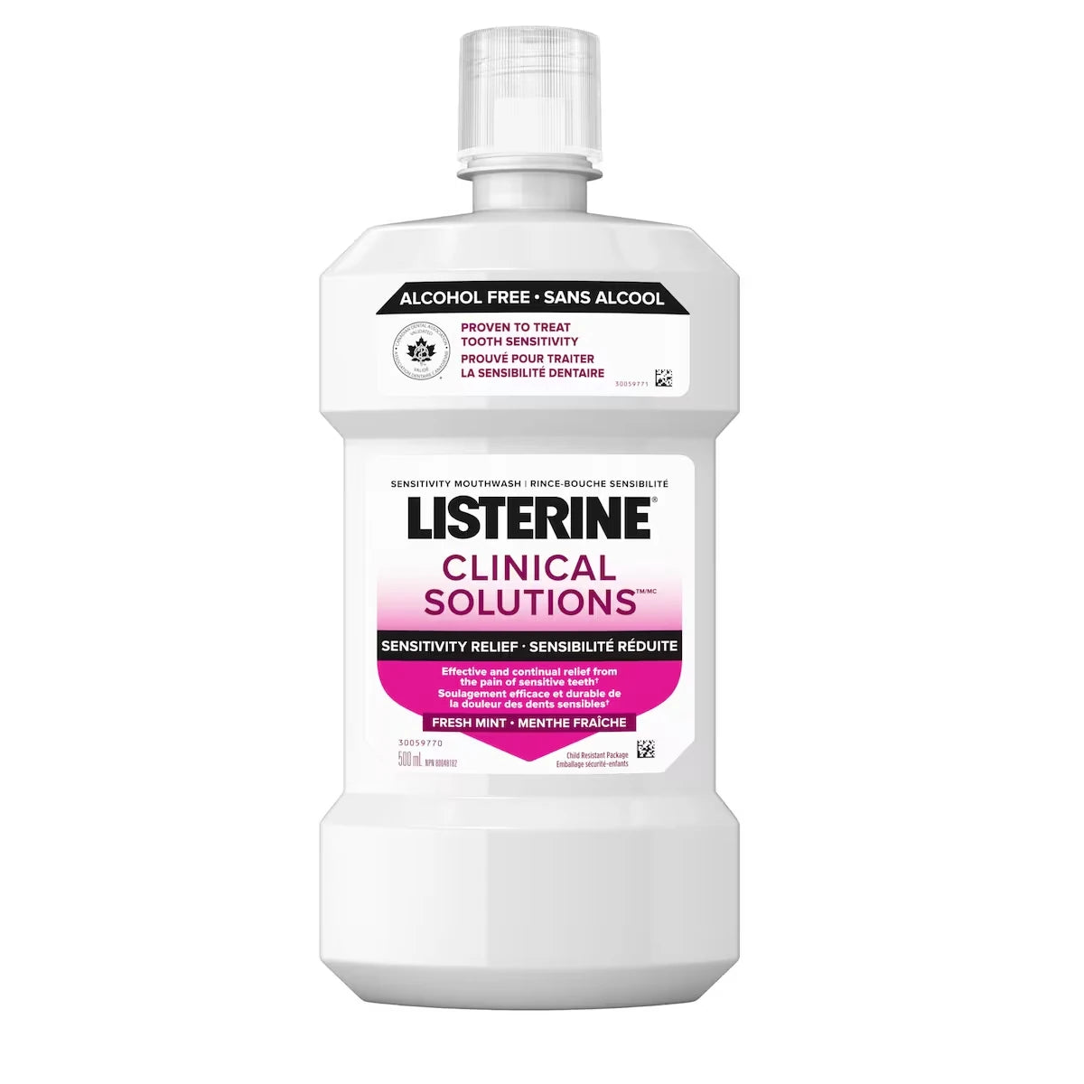 Enjuague Bucal Antiséptico Soluciones Clínicas Sensibilidad Listerine