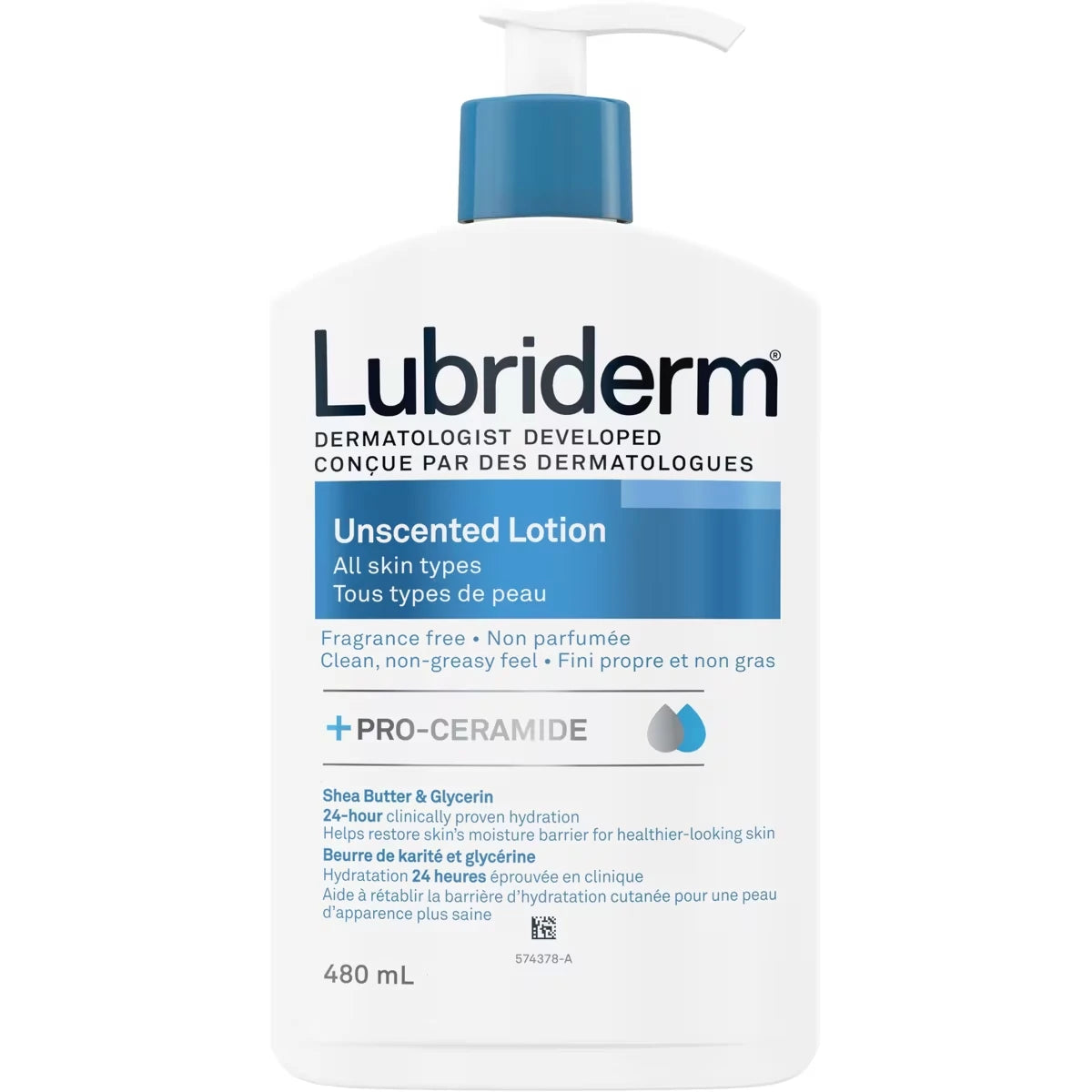 Hidratante Facial Sin Perfume Loción Manteca de Karité Lubriderm