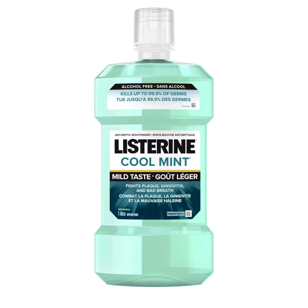 Enjuague Bucal Antiséptico Zero Menta Ligero sin Alcohol Listerine
