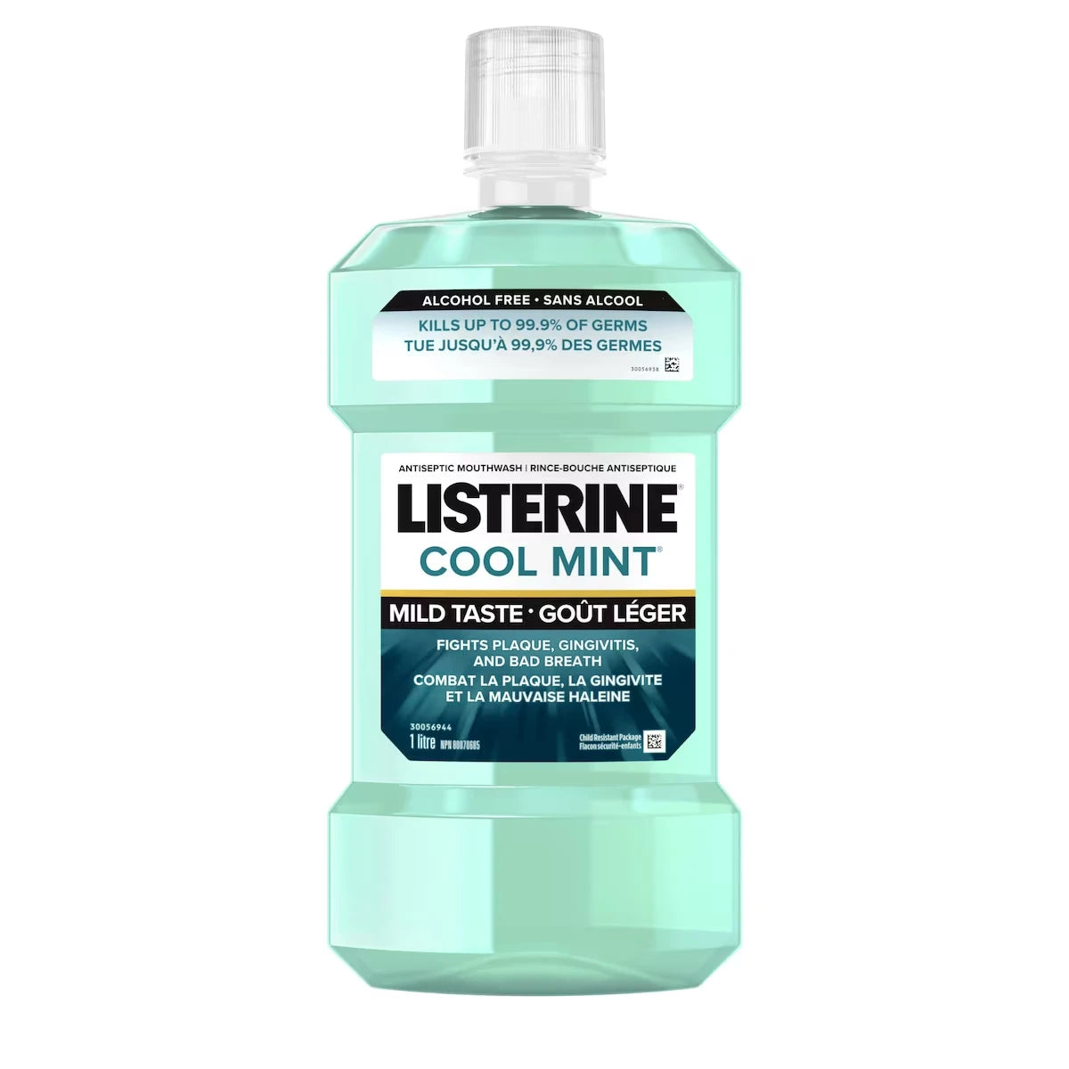 Enjuague Bucal Antiséptico Zero Menta Ligero sin Alcohol Listerine