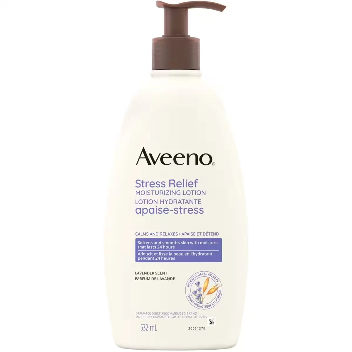 Hidratante Facial Stress Relief Loción Humectante Lavanda Aveeno