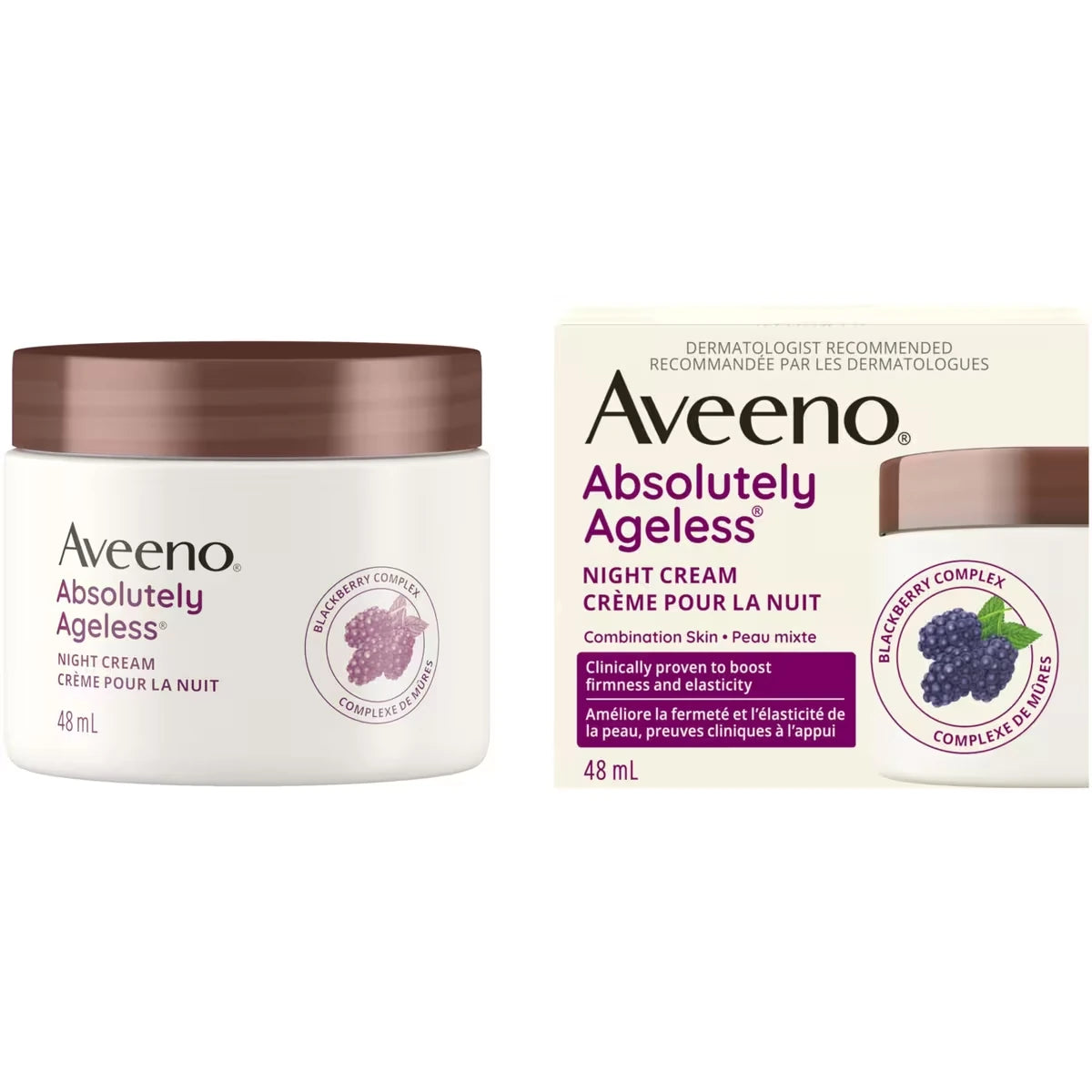 Crema Facial Absolutely Ageless Restorative Antiedad de Noche Aveeno