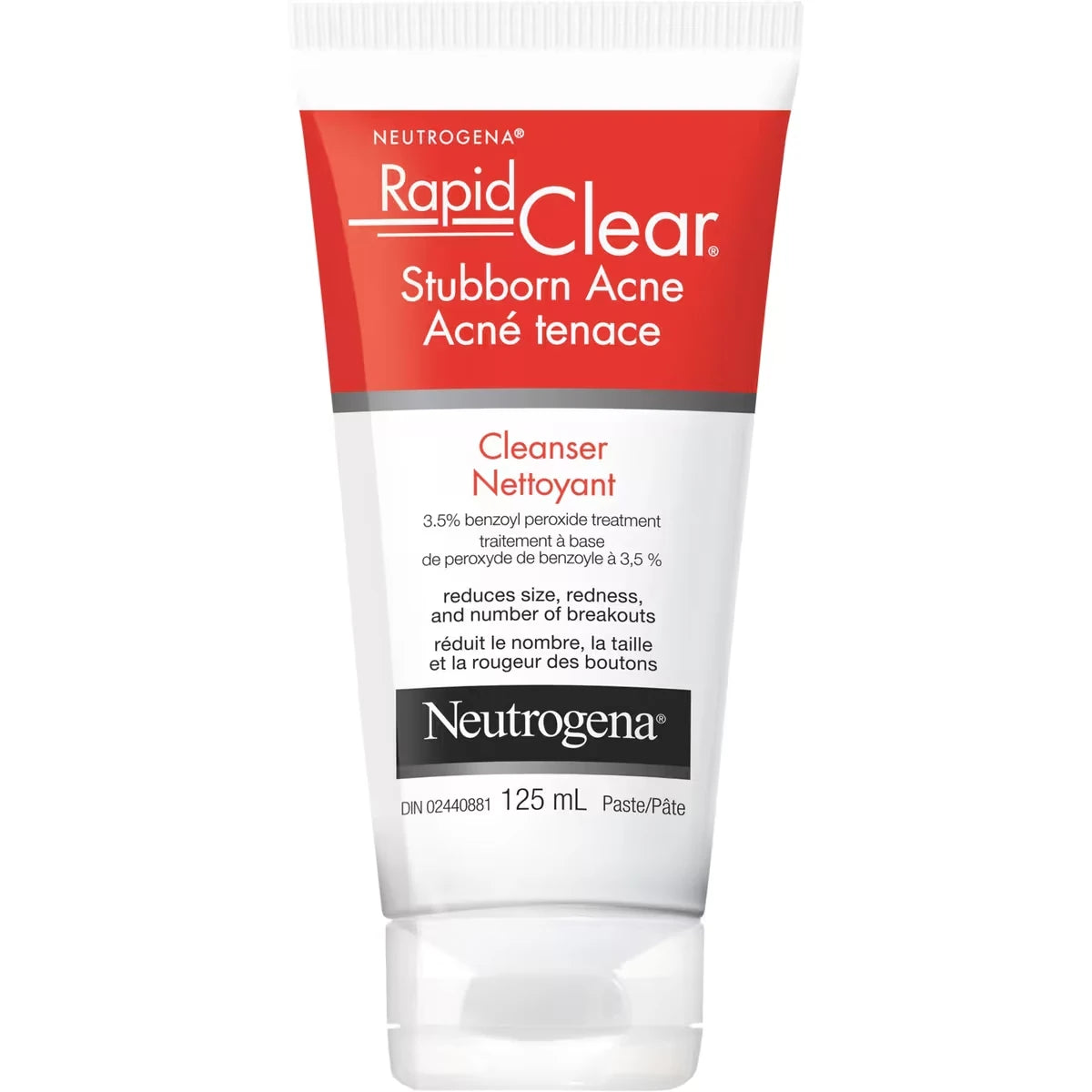 Limpiador Facial Rapid Transparente® Stubborn Acne Neutrogena