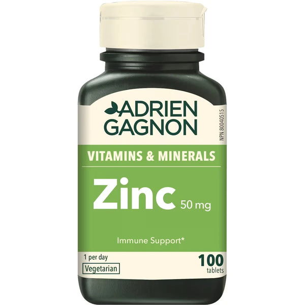 Suplemento de Zinc 50 mg Adrien Gagnon