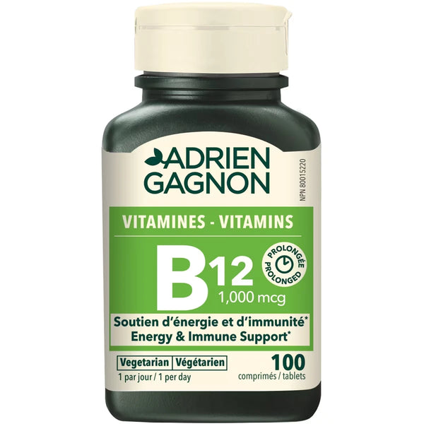 Suplemento Vitamina B12 1000 mcg Adrien Gagnon