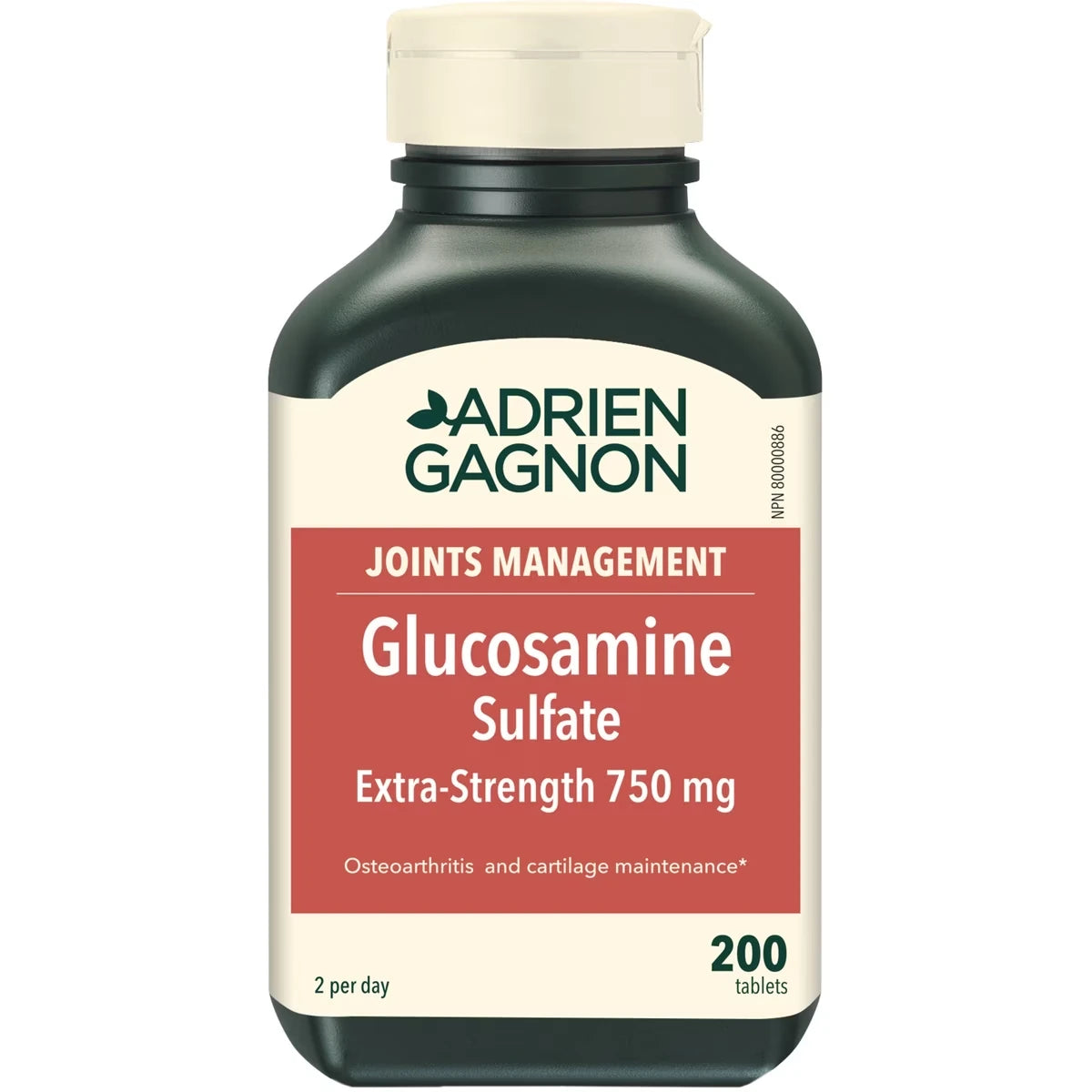 Suplemento Glucosamina Sulfato Extra Fuerte 750 mg Adrien Gagnon