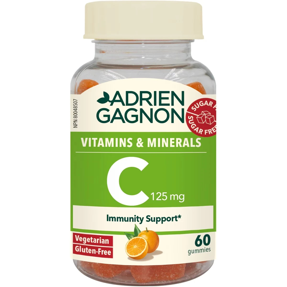 Vitaminas Chicle sin Azúcar 125 mg Adrien Gagnon