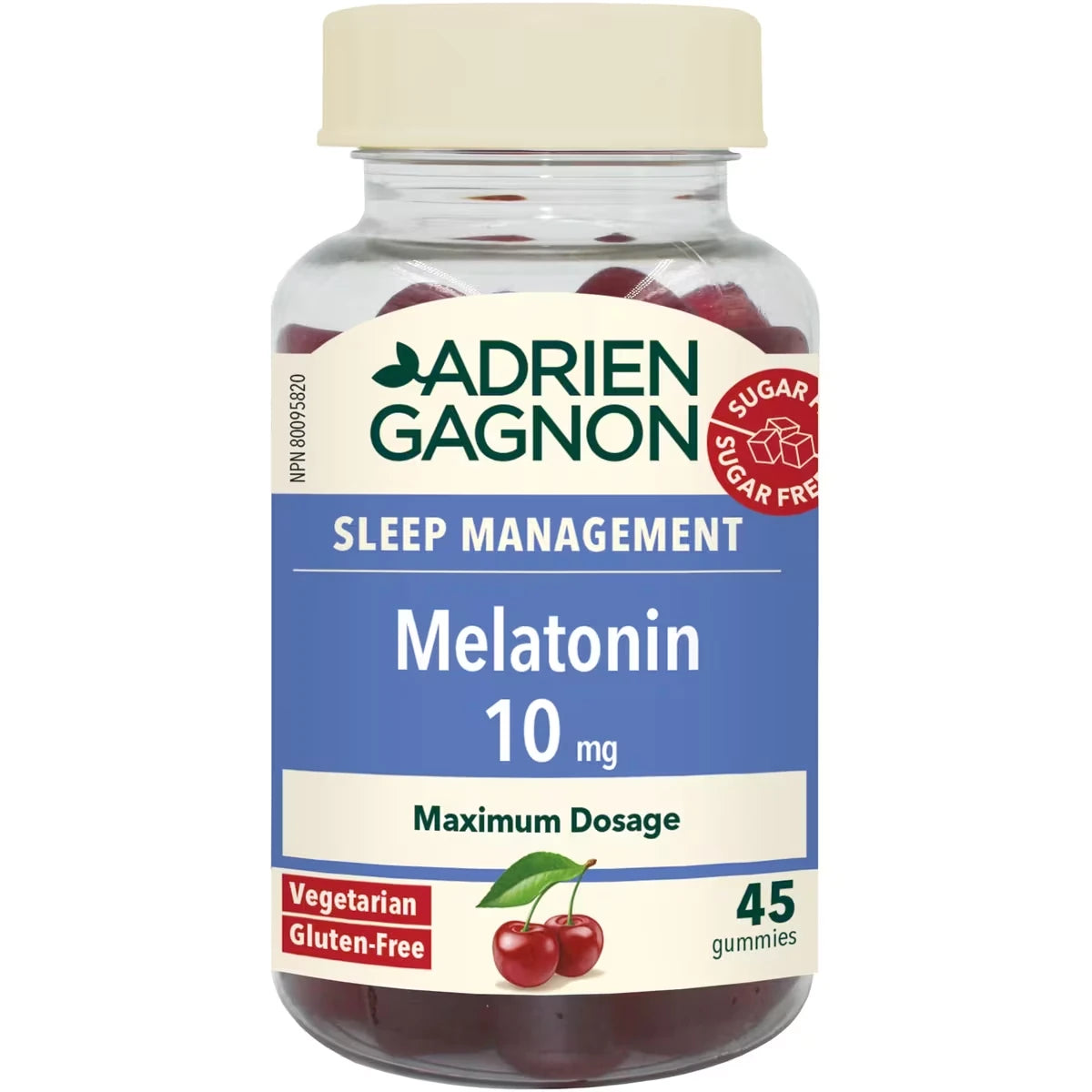 Melat Gum sin Azúcar= 10 mg Adrien Gagnon