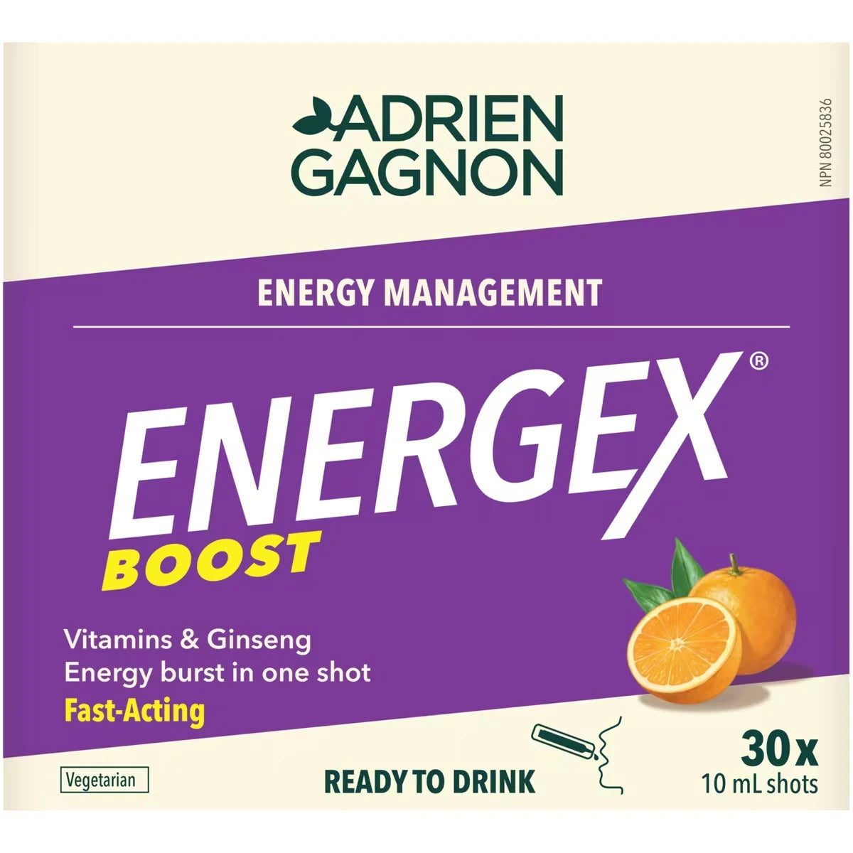Suplemento Energex Boost Adrien Gagnon
