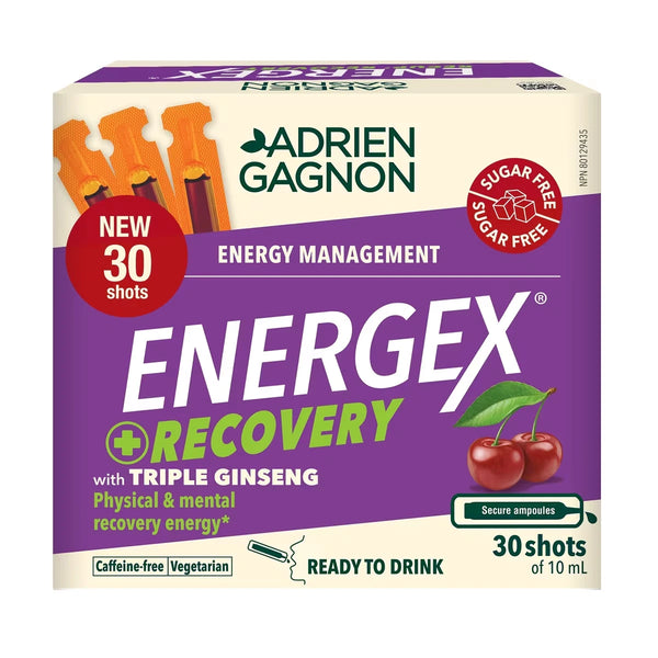 Suplemento Energex Recup Cereza 30 Ampollas Adrien Gagnon