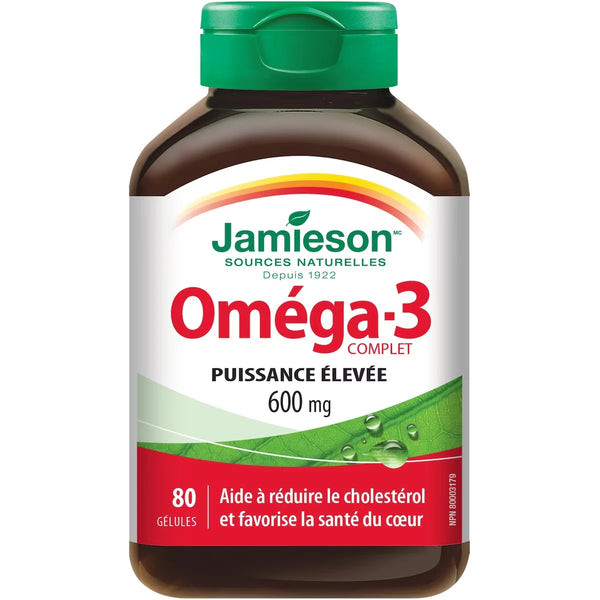 Omega-3 Completo Alta Potencia 600 mg Jamieson ProVitamina