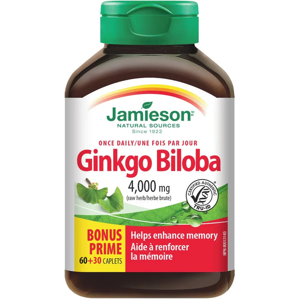 Ginkgo Biloba 400 mg Jamieson ProVitamina
