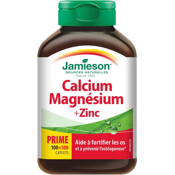 Comprimidos de Calcio Magnesio y Zinc Jamieson ProVitamina